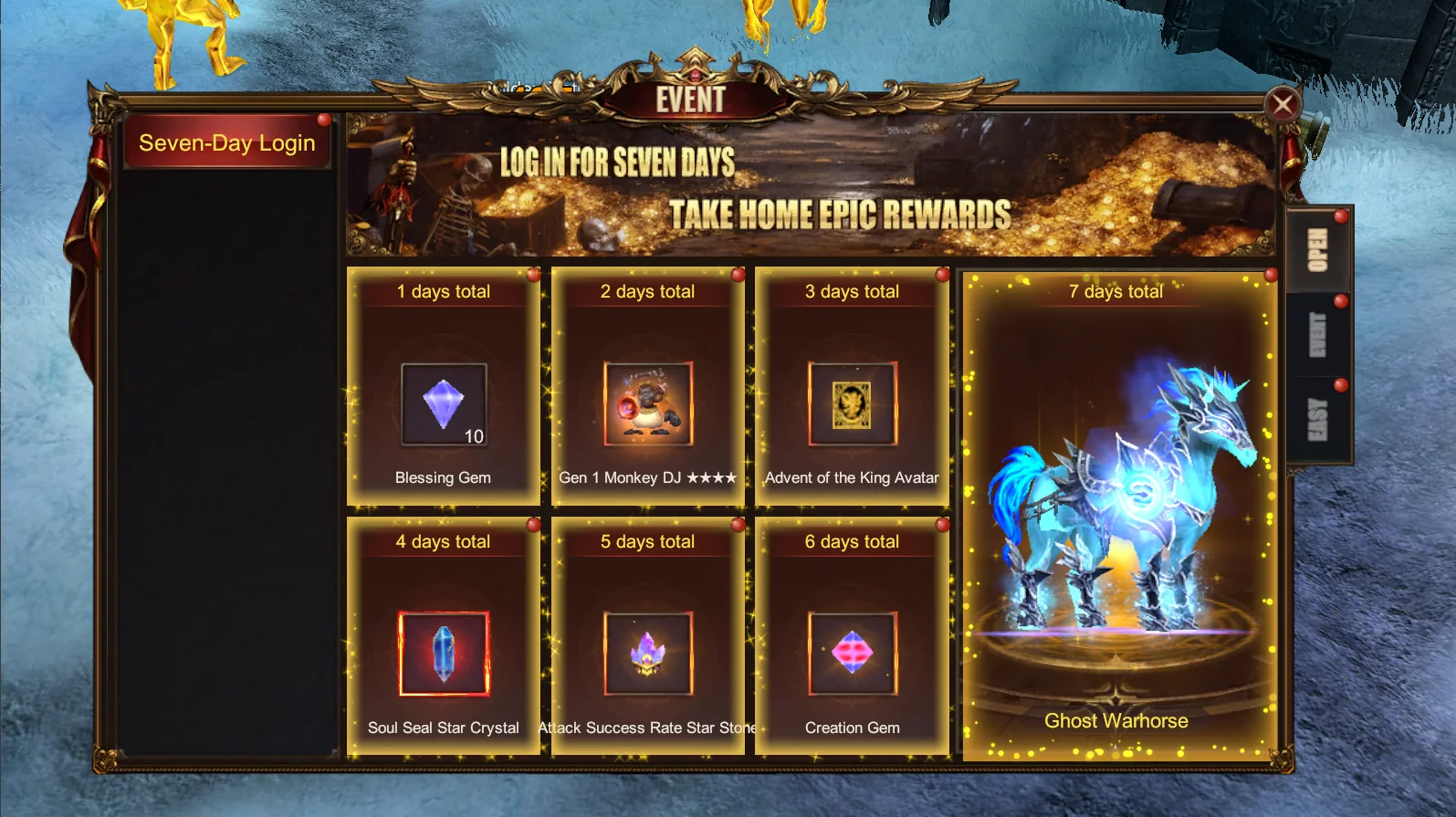 Seven-Day Login
