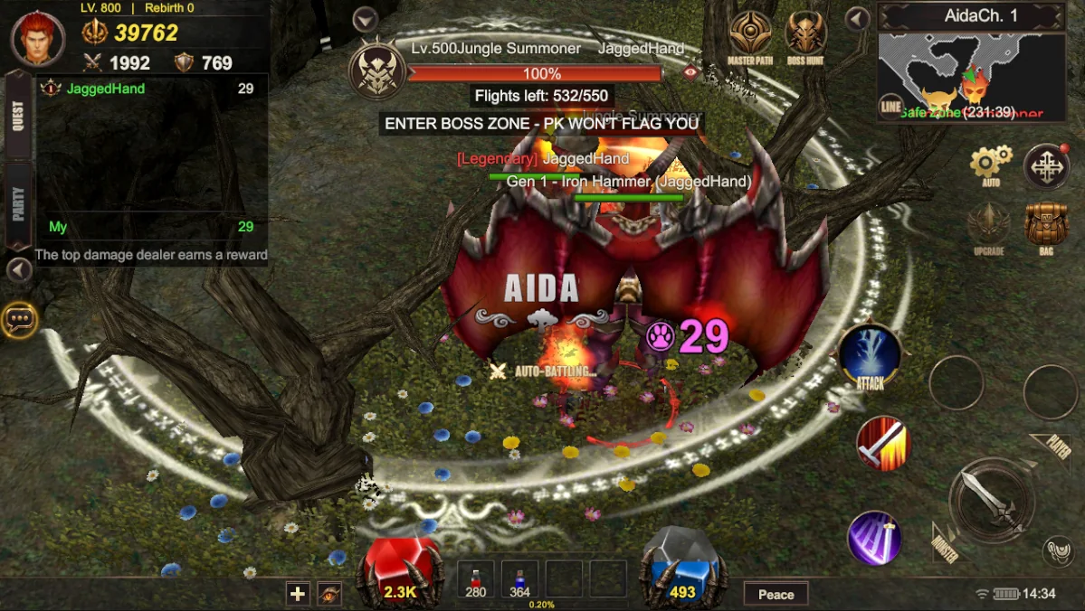Jungle Summoner in Aida